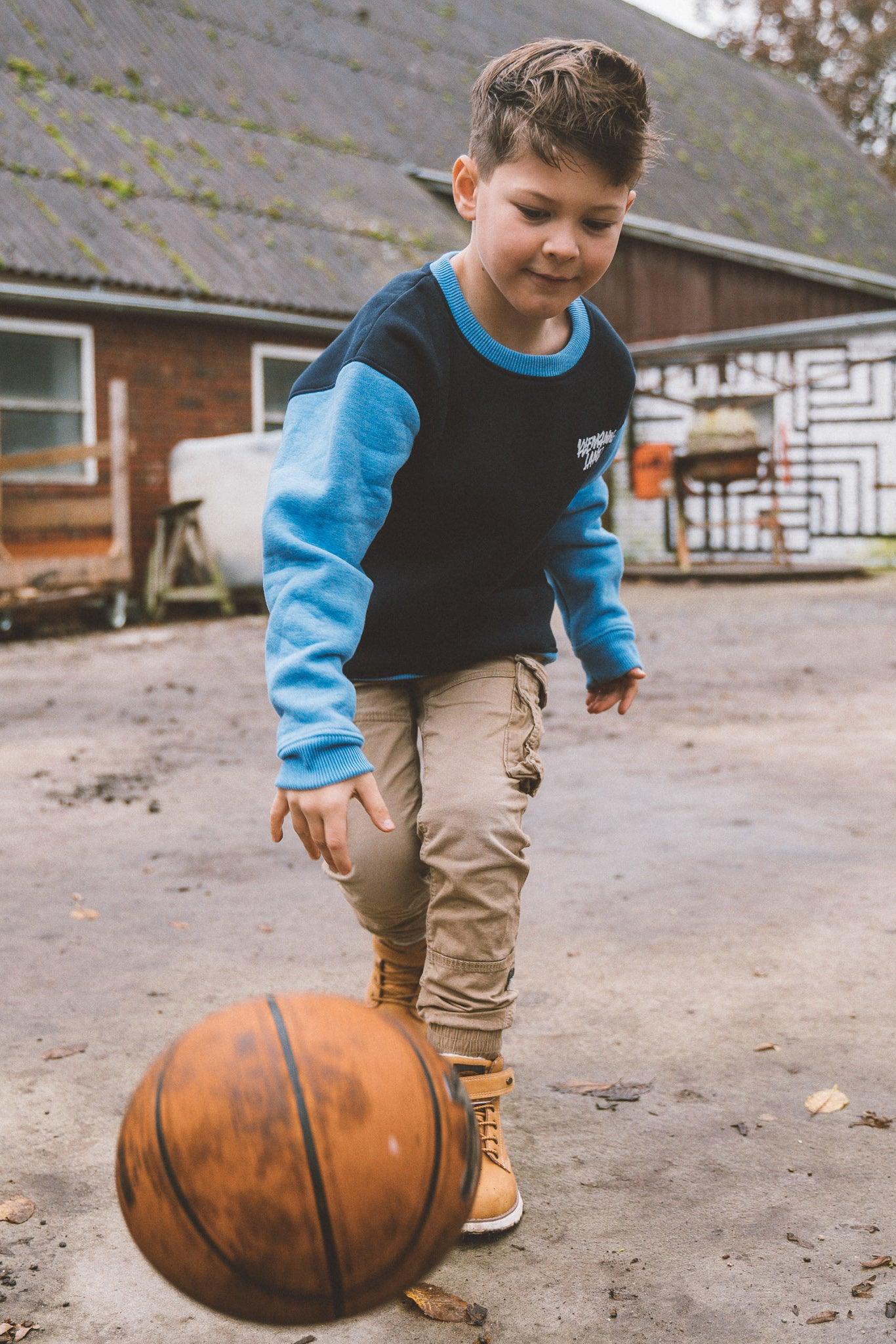 Kids Crewneck + Jogger Blau - Image 5