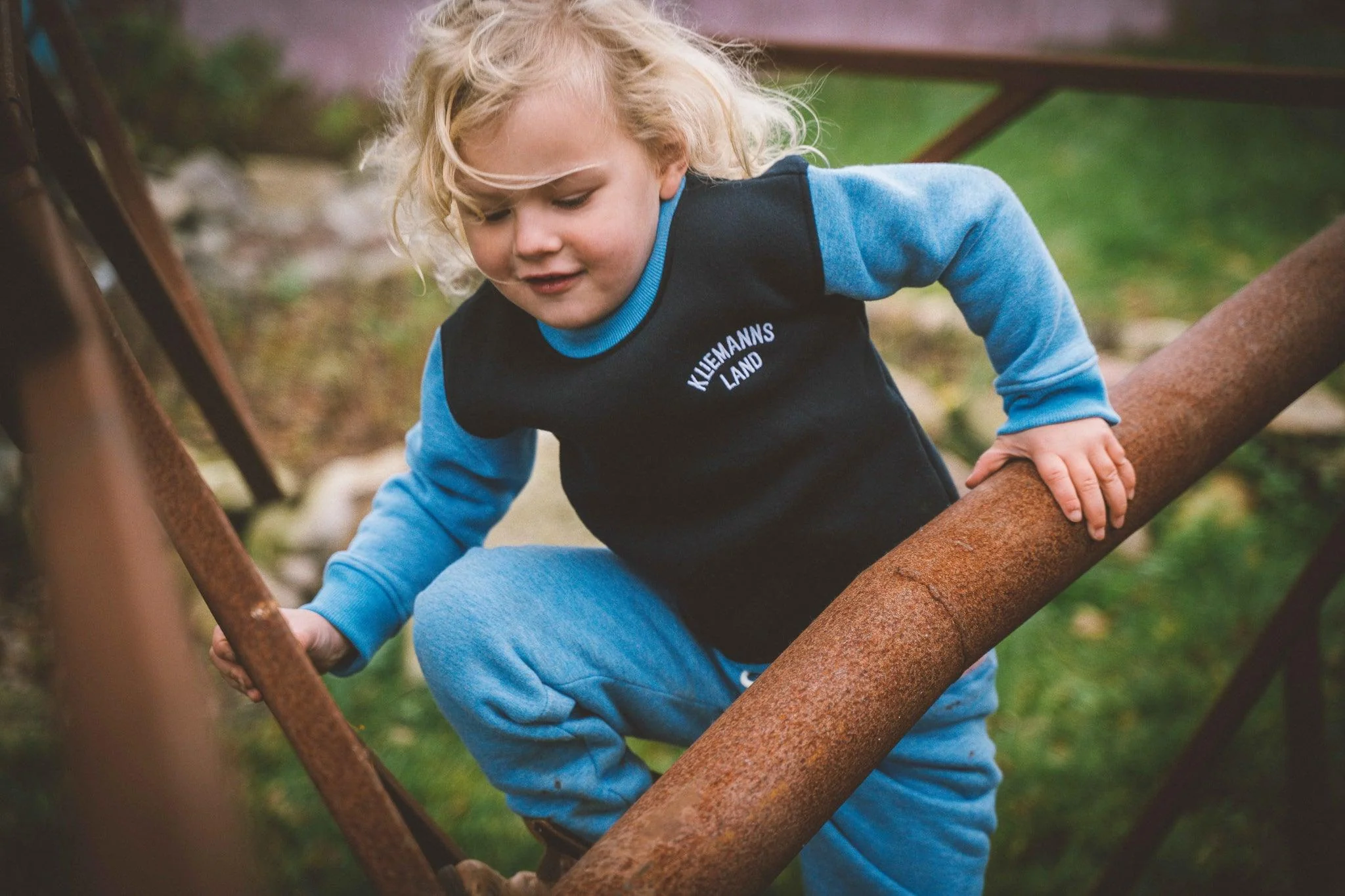 Kids Crewneck + Jogger Blau - Image 7